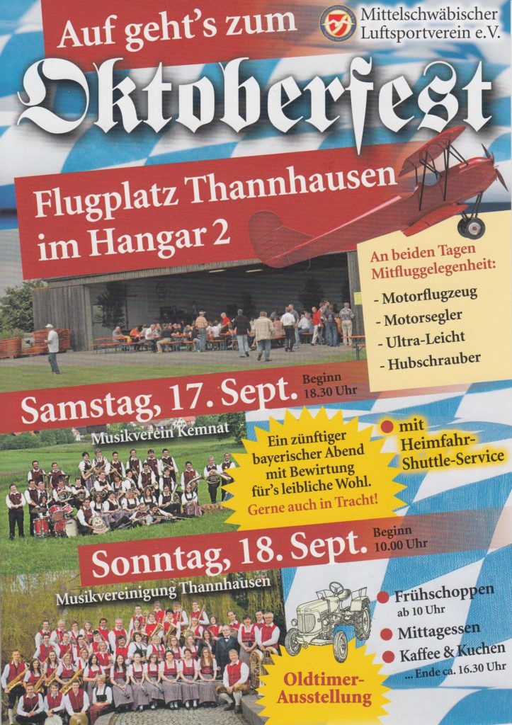 Flyer MLV Oktoberfest 2016